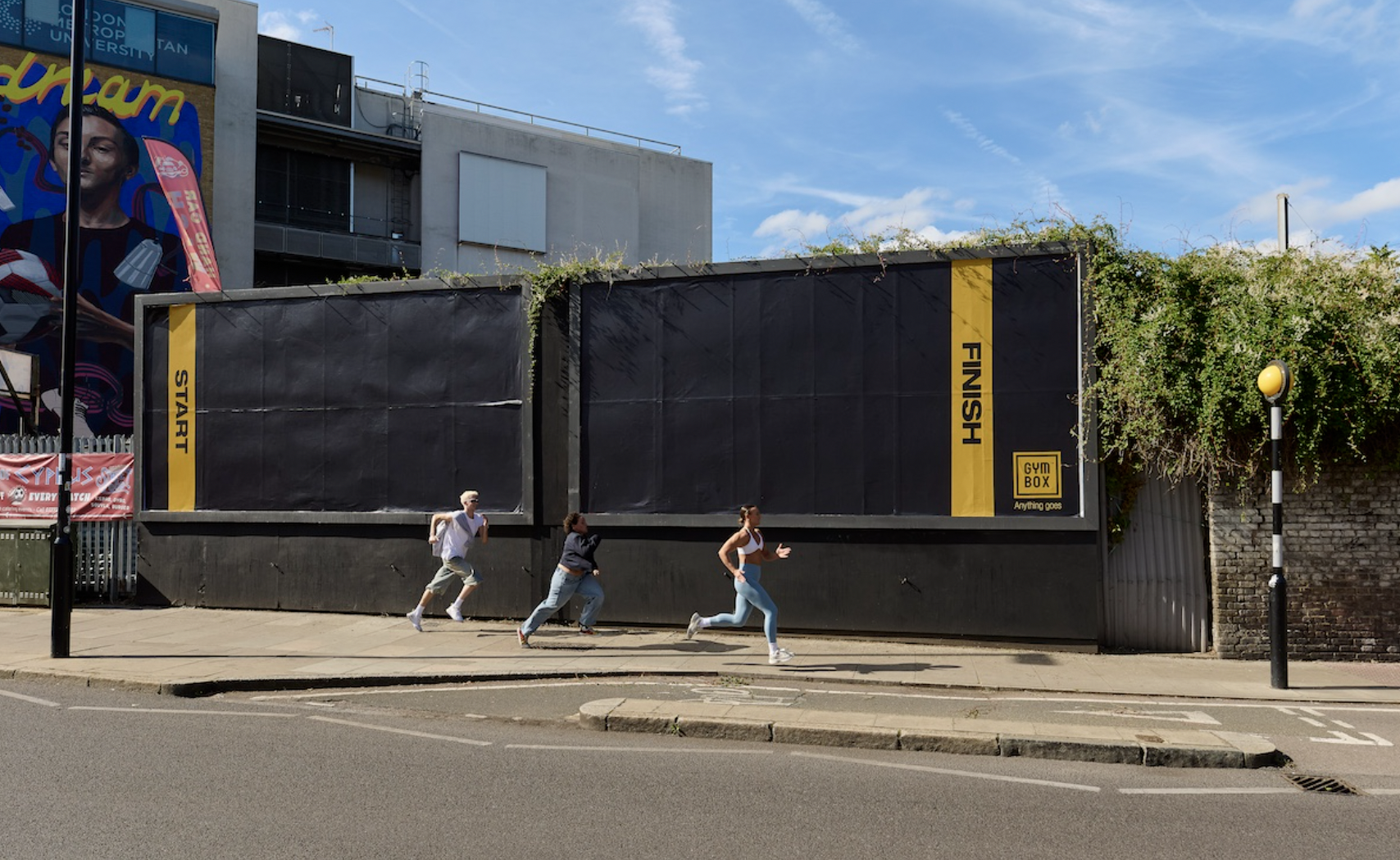 Gymbox OOH campaign across London turned billboards into a workout using insights from location data